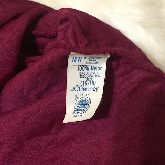 Gorgeous VTG Glam 2pc Lingerie Spaghetti Strap Long Gown & Quilted Shawl Jacket - Picture 9 of 16